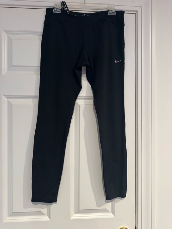 Nike Pants - Nike Black Leggings with Small White Swoosh